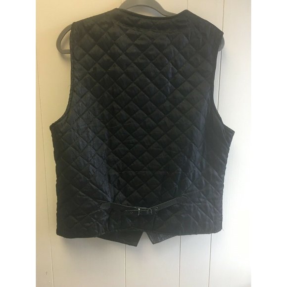 Maria Isabel Genuine Leather Motorcycle Vest XL - Picture 7 of 9